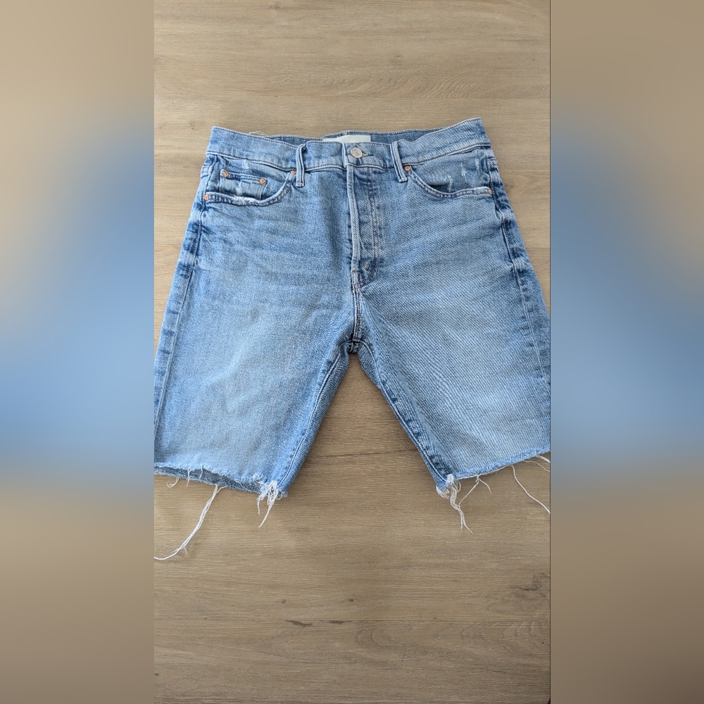 Mother Denim Shorts The Trickster Short Fray Women Size 27